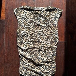 Joe Fresh Leopard Print Top / XS